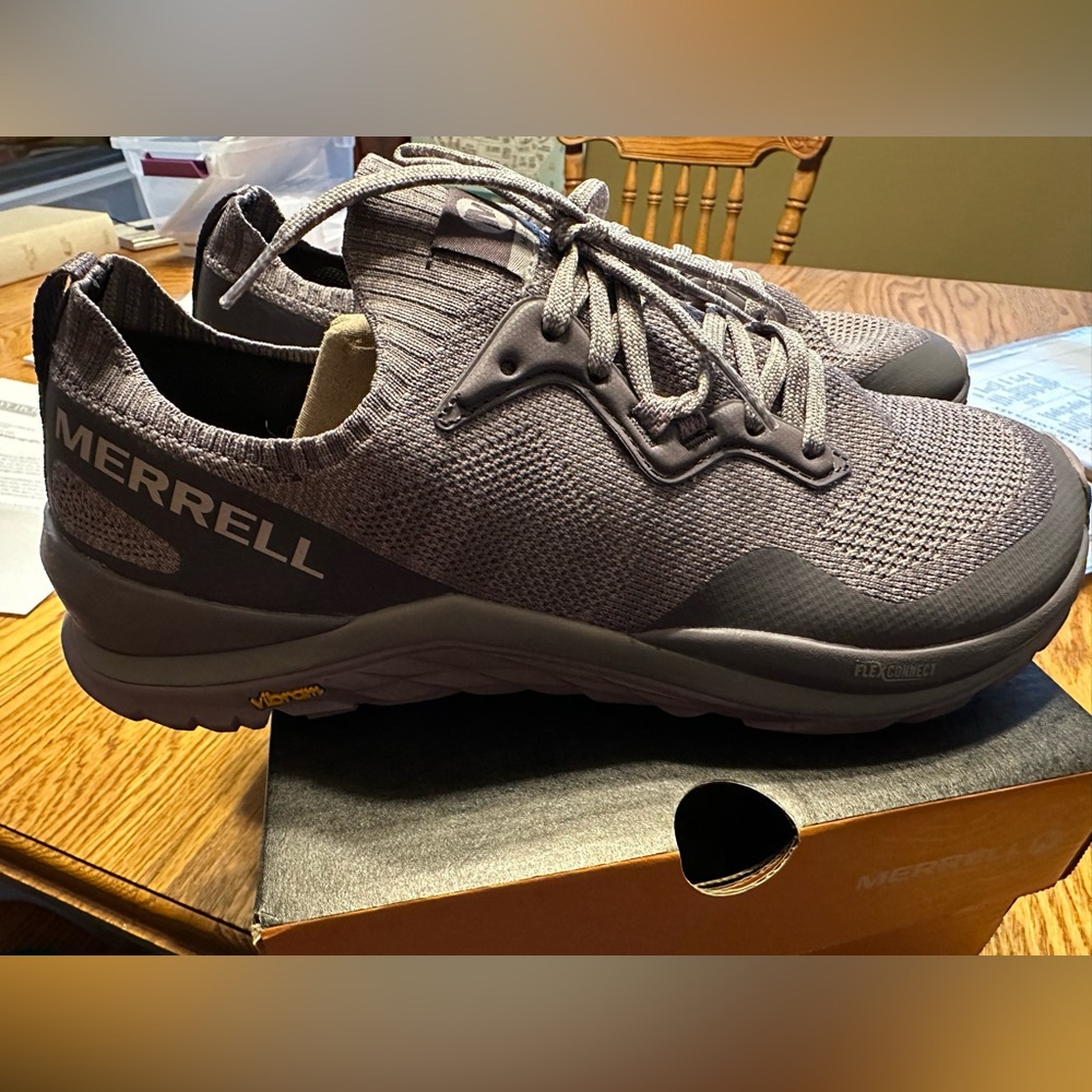 Merrell Women's Gray Athletic Shoes - Picture 3 of 4